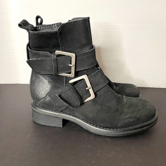 Steve Madden Buckle Boots - Picture 1 of 9